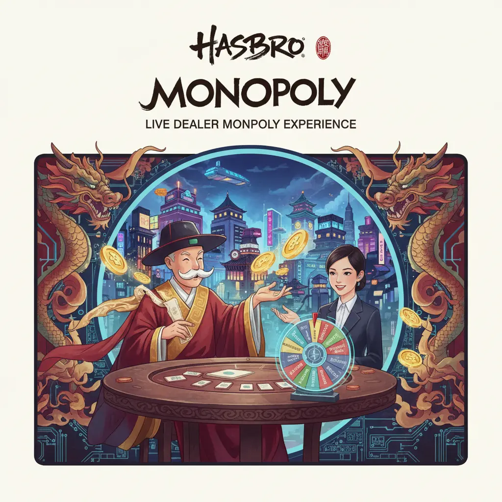 Live dealer monopoly experience - Hasbro