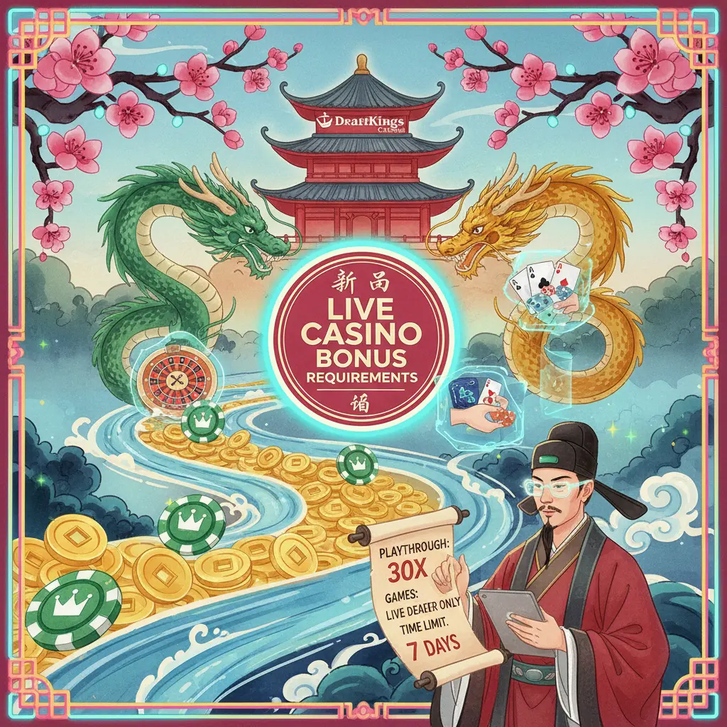 Live casino bonus requirements - DraftKings