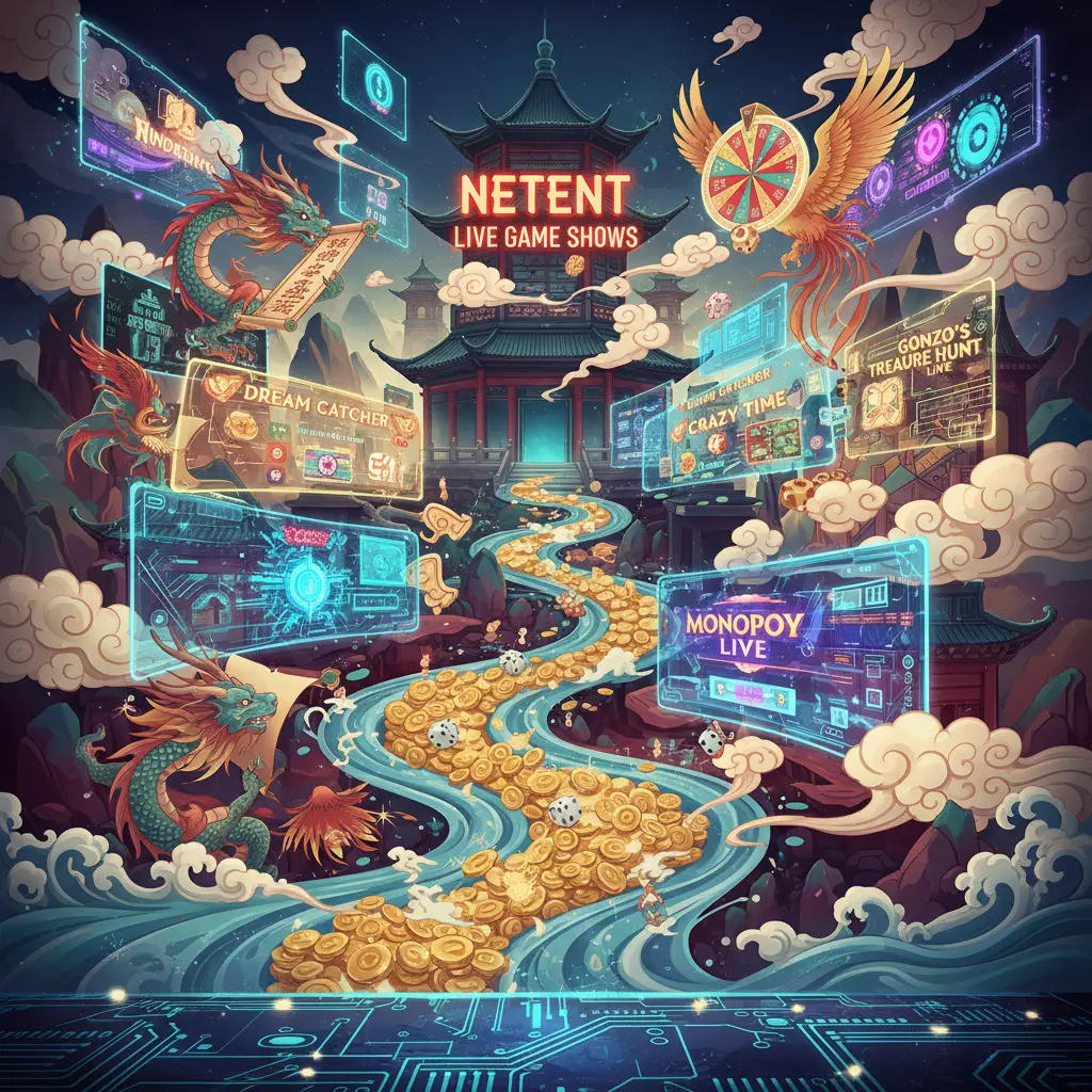 Live dealer game show varieties - NetEnt