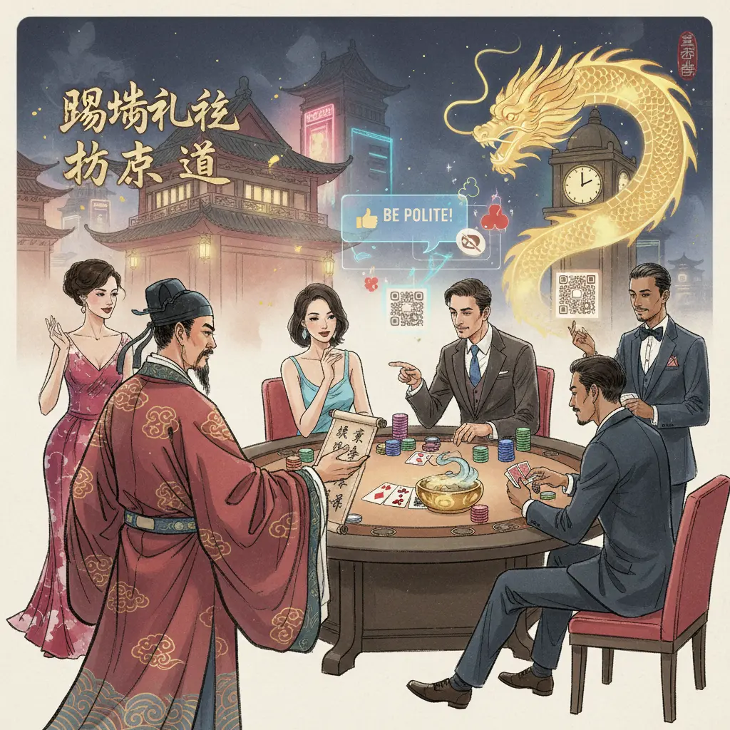 Live casino etiquette tips - Poker