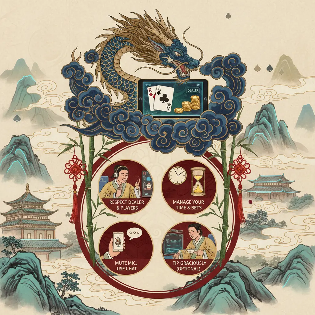 Live casino etiquette tips - blackjack