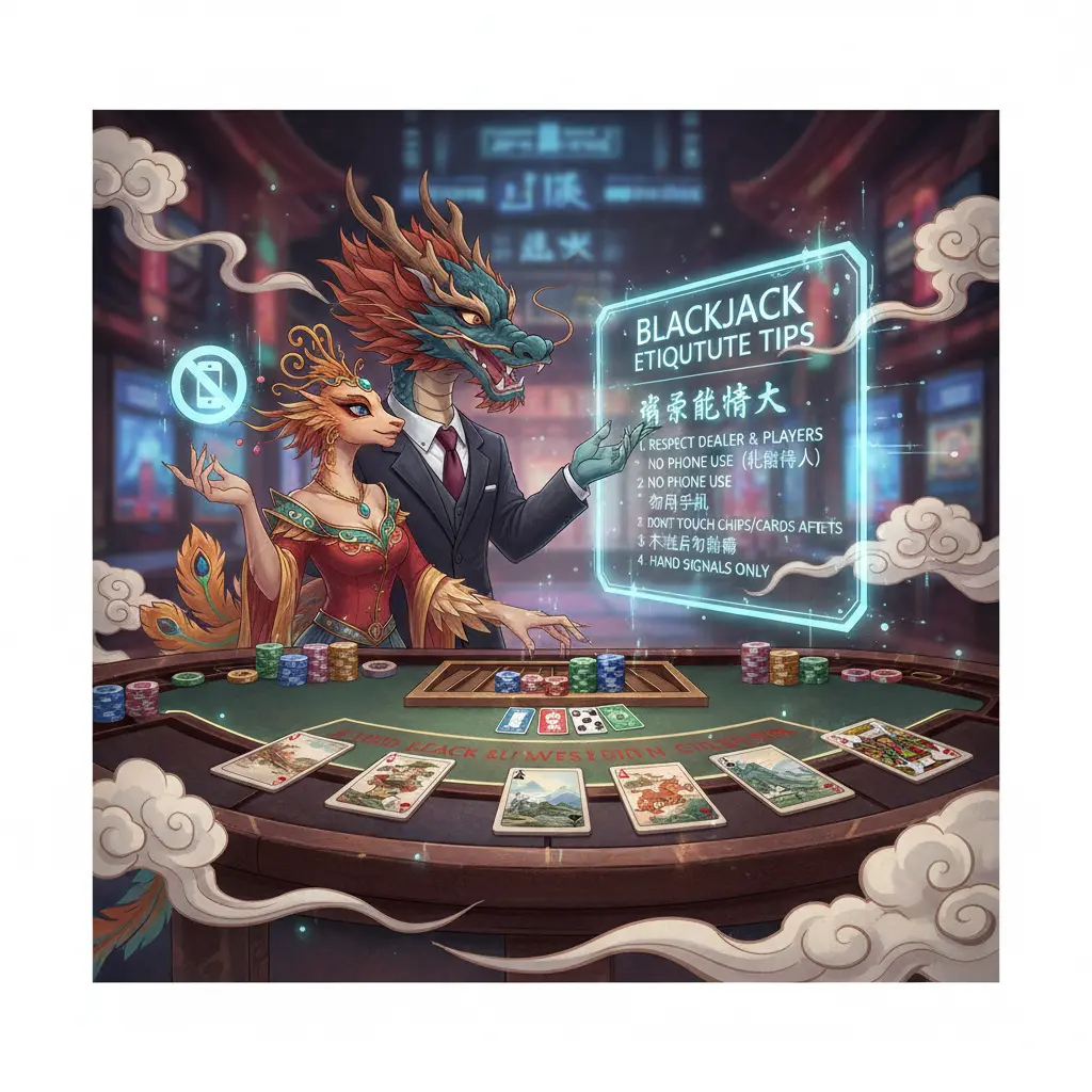 Live casino etiquette tips - Blackjack