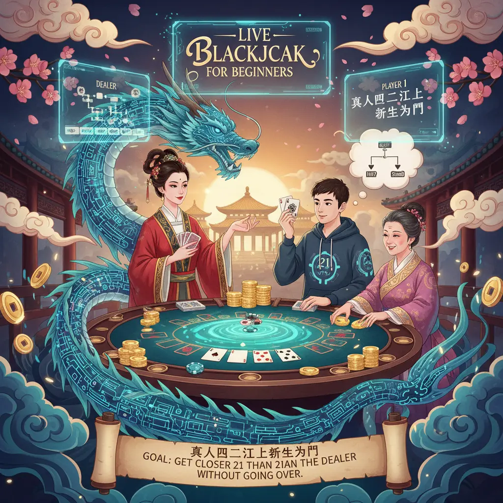 Live dealer casino for beginners - Blackjack