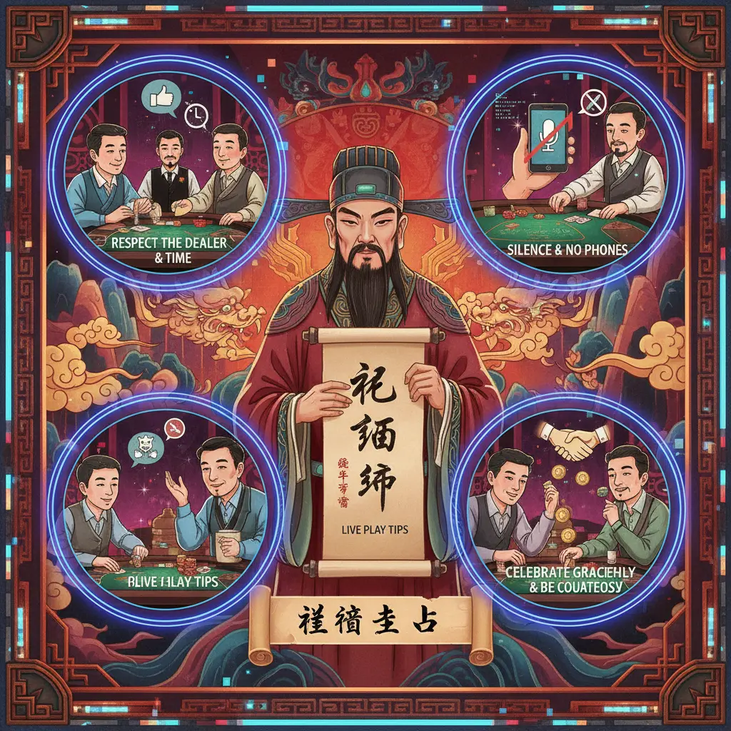 Live casino etiquette tips - Etiquette