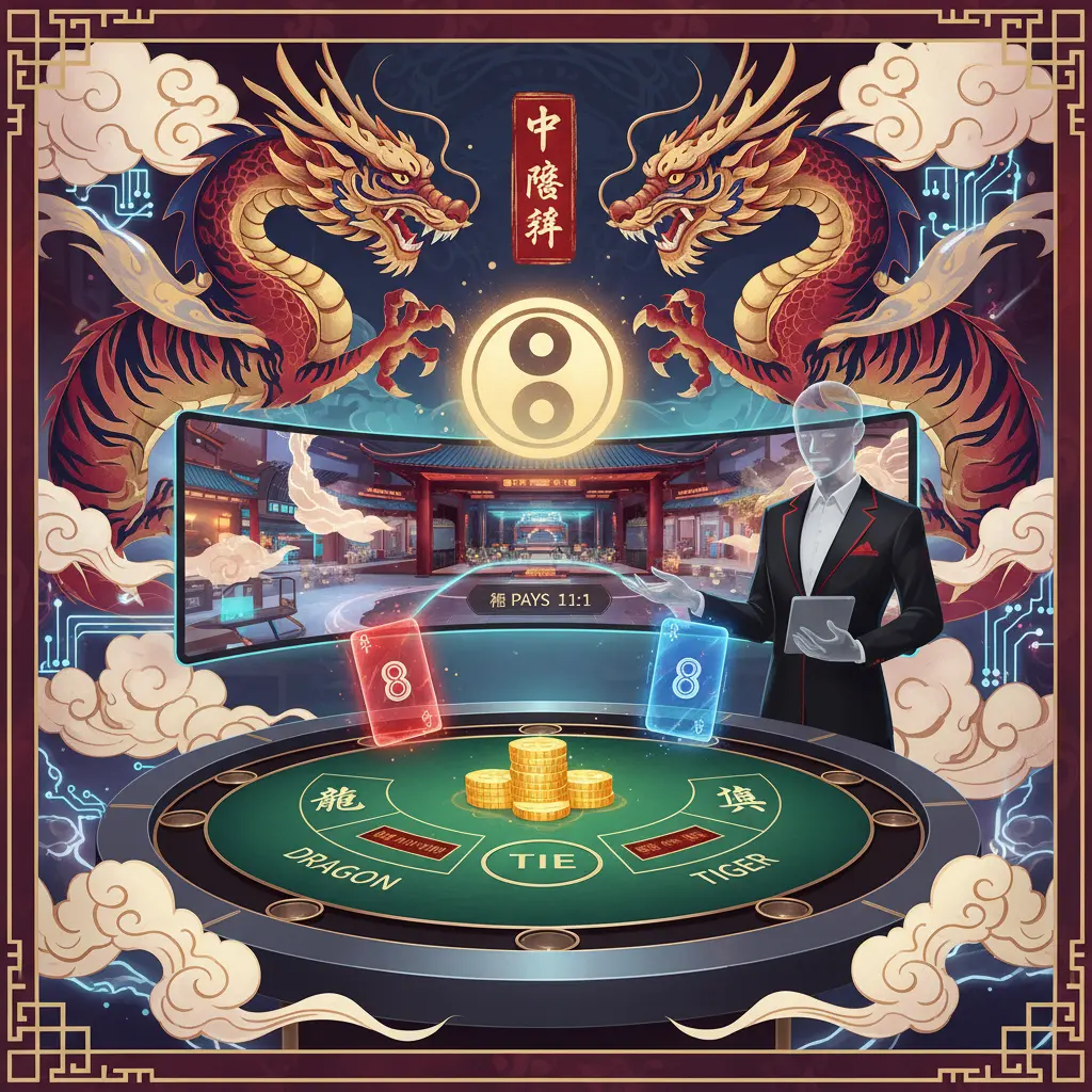 Live dealer dragon tiger rules - Tie