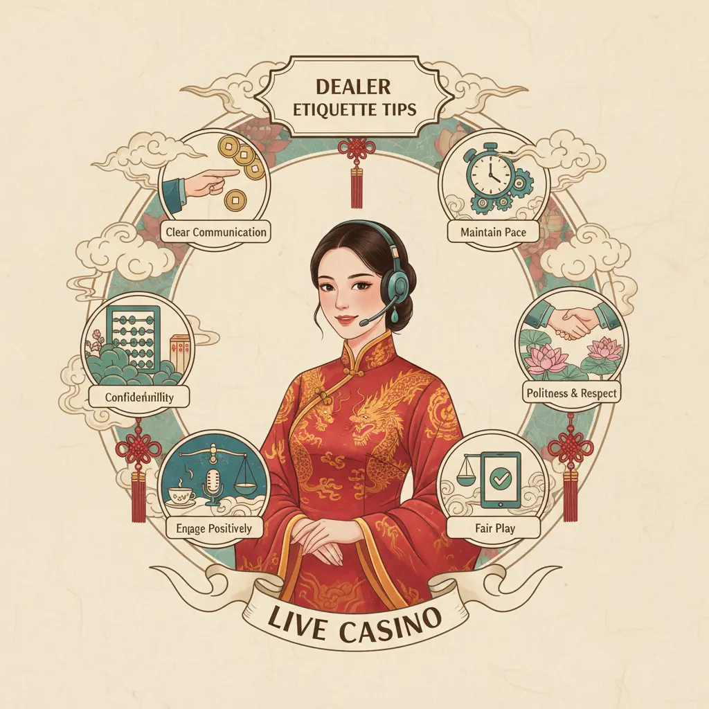 Live casino etiquette tips - Dealer