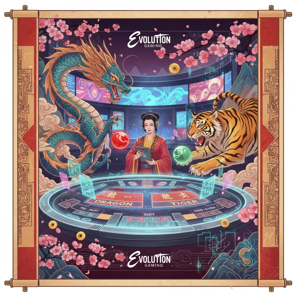 Live dealer dragon tiger rules - Evolution