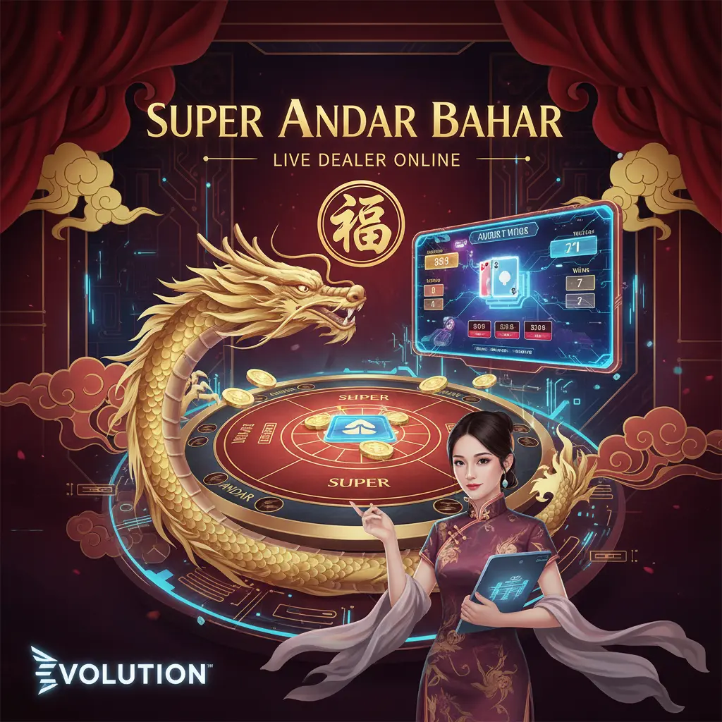 Live dealer andar bahar online - Evolution