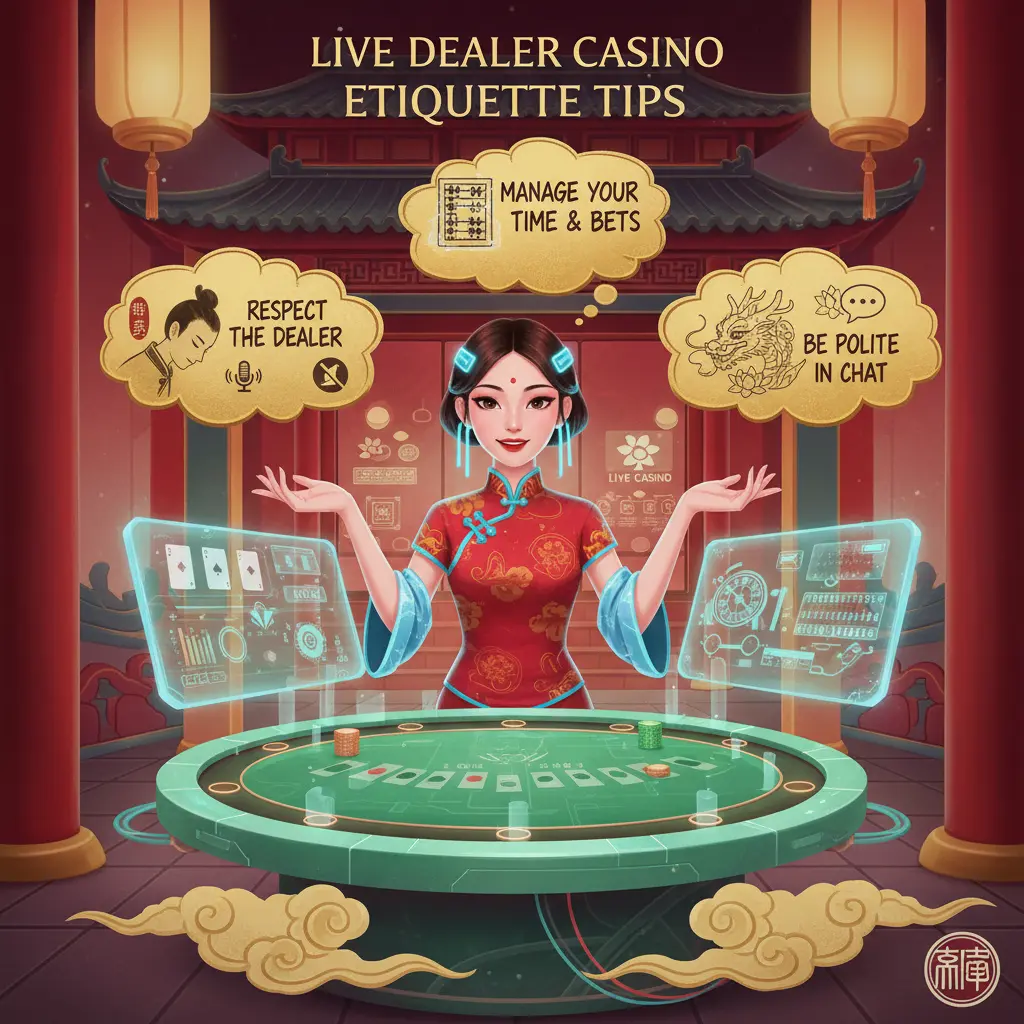 Live casino etiquette tips - Dealer
