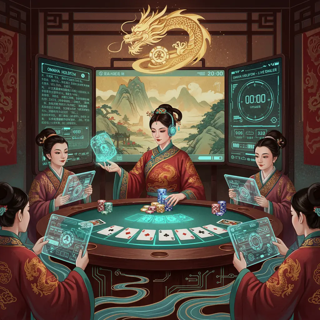 Live dealer poker variations - Omaha