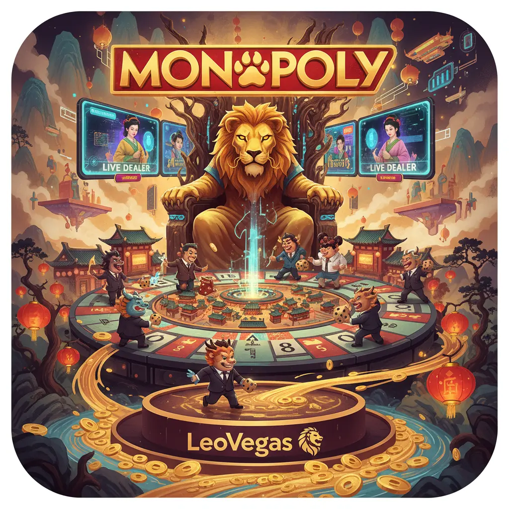 Live dealer monopoly experience - LeoVegas