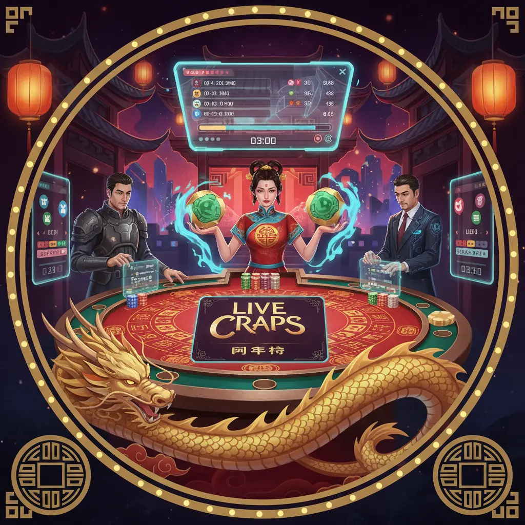 Interactive live casino games - Craps