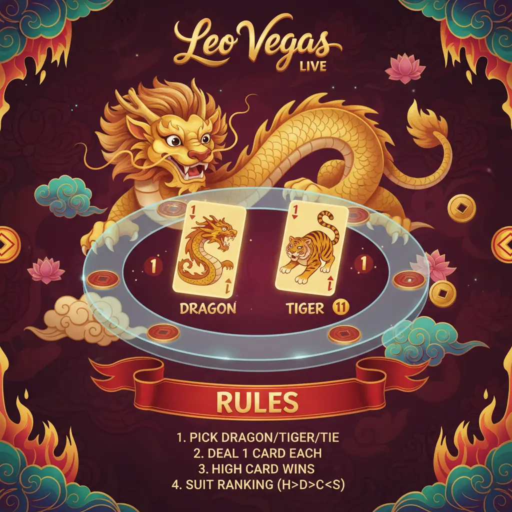 Live dealer dragon tiger rules - Vegas